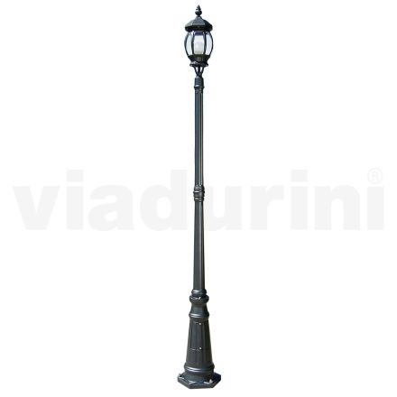 Lampe d'extérieur vintage en aluminium anthracite fabriquée en Italie - Empire Viadurini