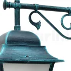 Lanterne murale d'extérieur en aluminium et verre sablé - Alchemist Viadurini