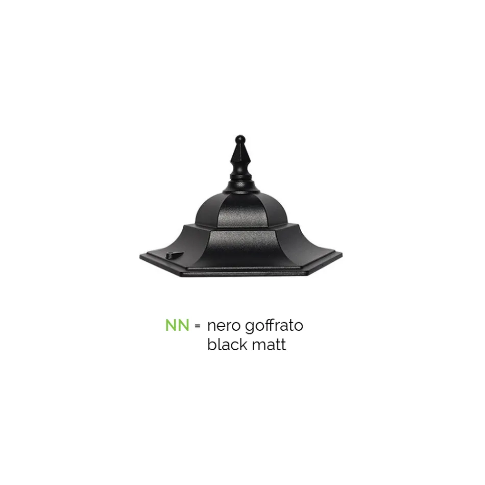 Lanterne d'extérieur de style vintage en aluminium fabriquée en Italie - Janira Viadurini