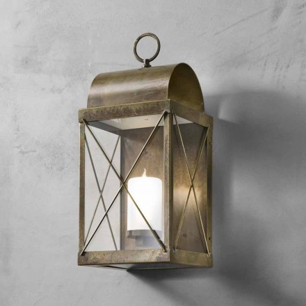 petite lanterne en fer ou en laiton extérieur Il Fanale Viadurini