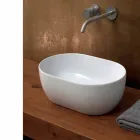 Lavabo à poser en céramique 45x32cm fabriqué en Italie Star, design moderne Viadurini