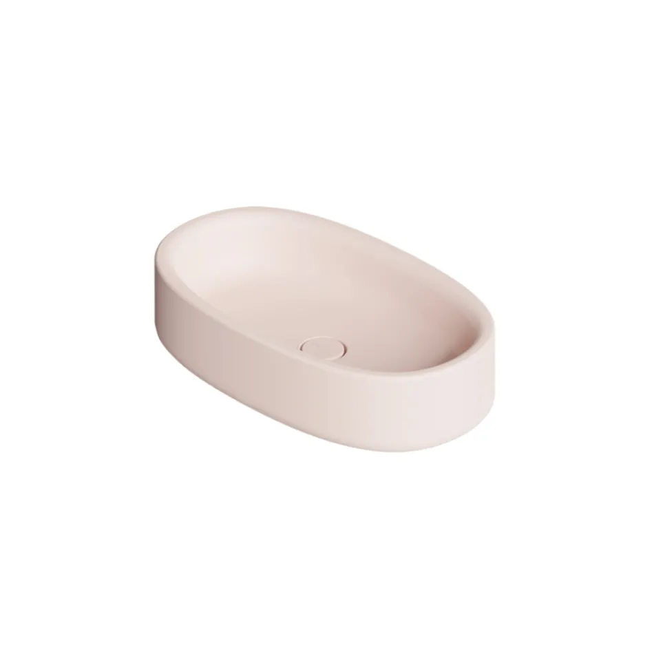 Vasque à poser en céramique 60 x 35 cm, disponible en plusieurs coloris, fabriquée en Italie - Fille Viadurini