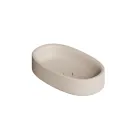 Vasque à poser en céramique 60 x 35 cm, disponible en plusieurs coloris, fabriquée en Italie - Fille Viadurini
