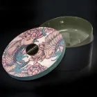 Lavabo en argile réfractaire verte Made in Italy - Tatiana Viadurini