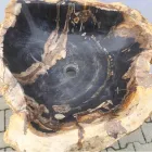 Évier de piédestal de conception en pierre naturelle de Ley, fait main Viadurini