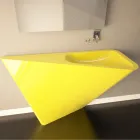 Vasque sur pied moderne fabriquée à la main par Mullet Viadurini