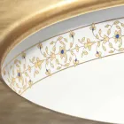 Évier encastré au design baroque en terre cuite fabriqué en Italie, en Égée Viadurini