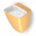 Lavabo mural de design moderne en poterie made in Italy, Goran