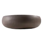 Lavabo de salle de bain à poser en argile réfractaire fabriqué en Italie - Diego Viadurini