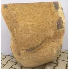 Lavabo design en pierre naturelle mer, pièce unique Viadurini