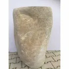 Lavabo design en pierre naturelle mer, pièce unique Viadurini