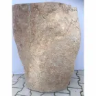 Lavabo design en pierre naturelle mer, pièce unique Viadurini