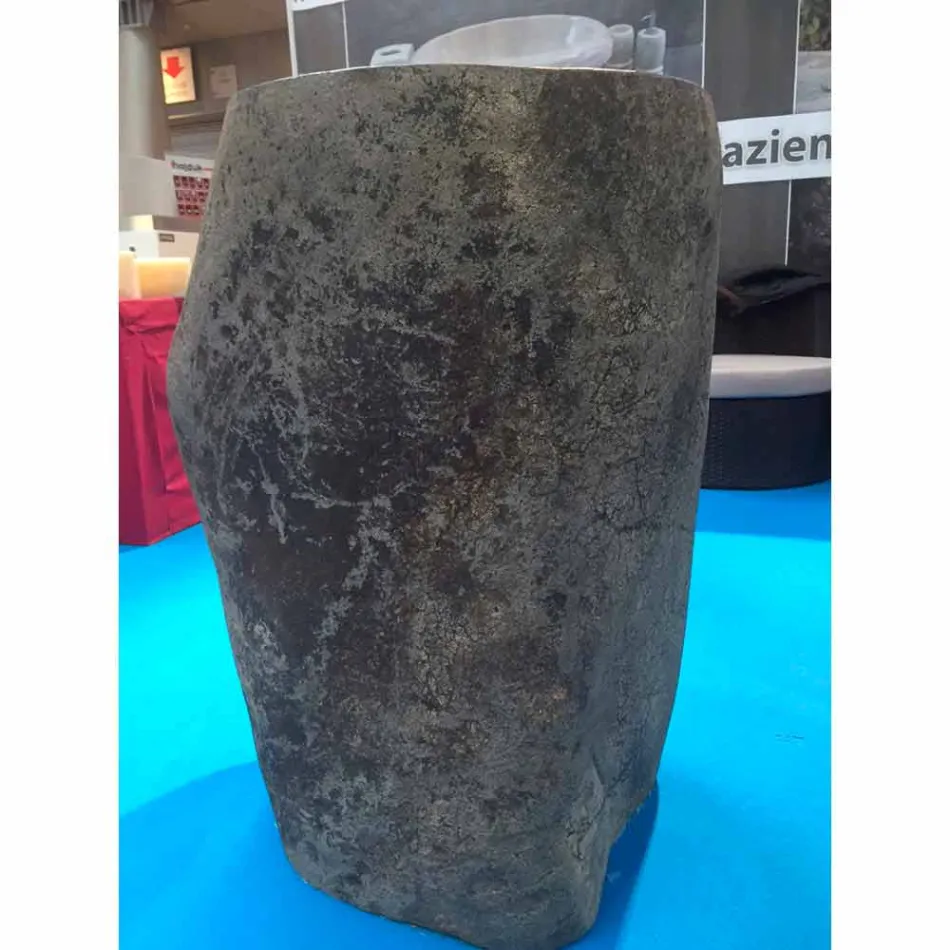 Lavabo design en pierre naturelle mer, pièce unique Viadurini