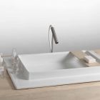salle de bains bassin en céramique design moderne rectangulaire Fred Viadurini