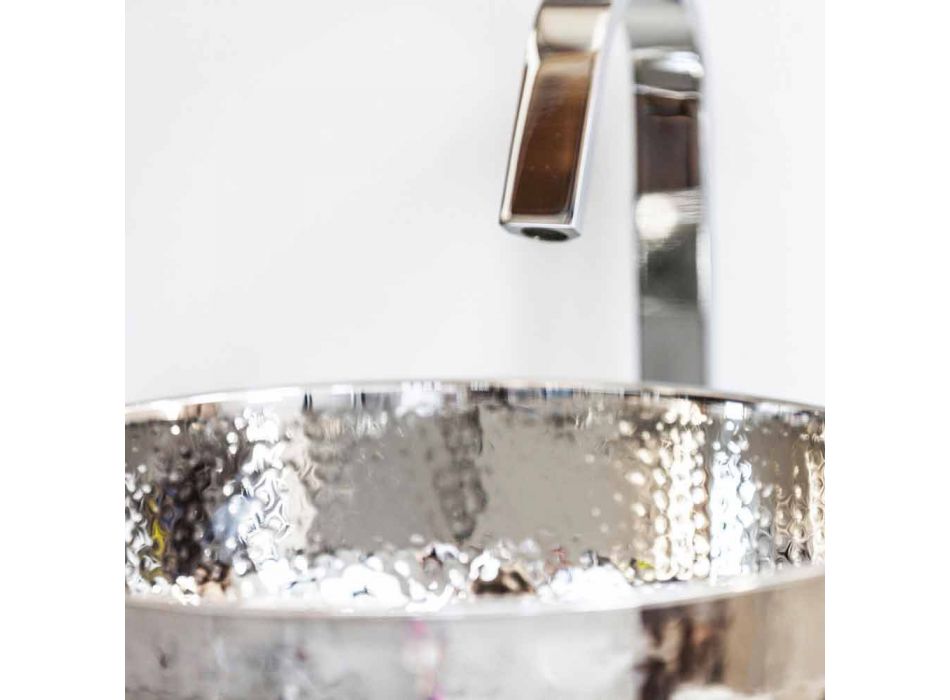 lavabo-de-salle-de-bain-de-forme-ronde-en-laiton-chrom-martel