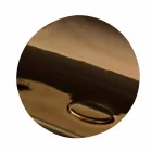 Plan de toilette en céramique design moderne fabriqué en Italie Soleil 65x40 cm Viadurini