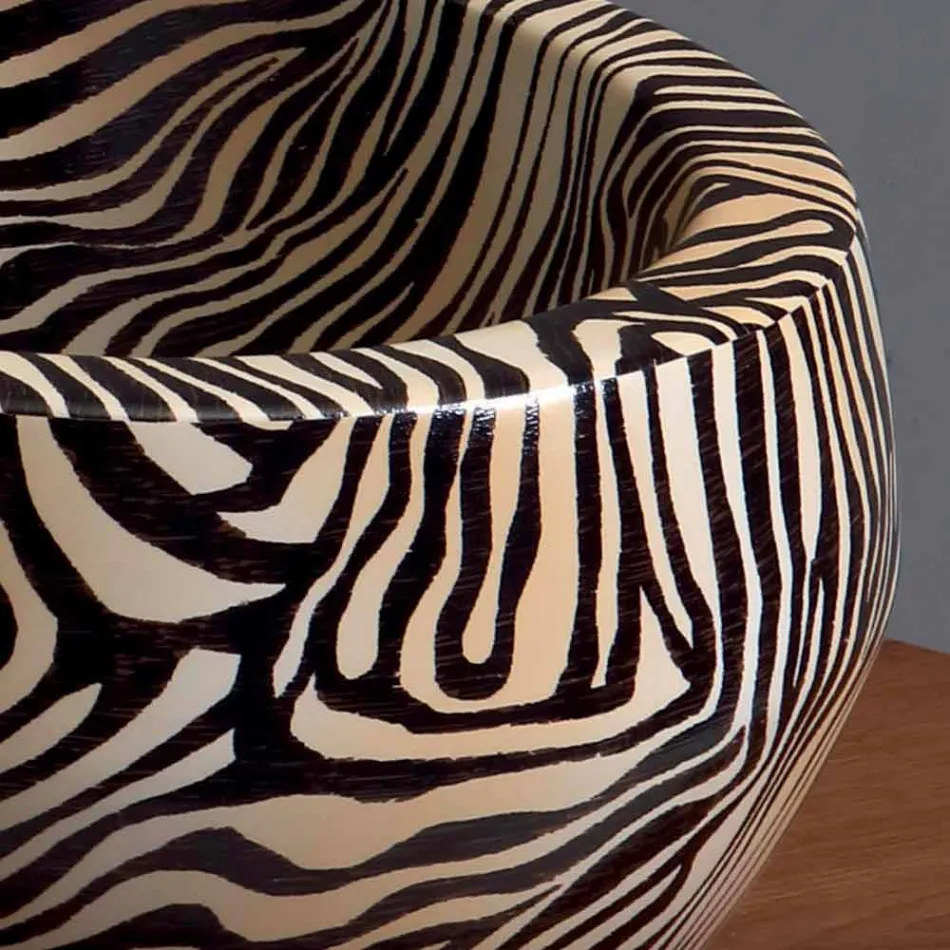 Lavabo à poser en céramique fabriqué en Italie par Elisa Viadurini