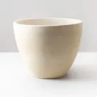 Lavabo conique à poser en céramique tournée à la main - Orbite Viadurini