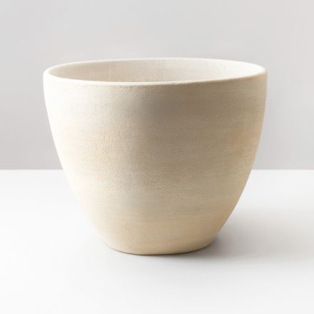 Lavabo conique à poser en céramique tournée à la main - Orbite Viadurini