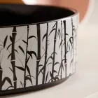 Lavabo à poser pour la salle de bain en grès cérame Made in Italy - Enveloppe Viadurini