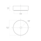 Lavabo à poser pour la salle de bain en grès cérame Made in Italy - Enveloppe Viadurini