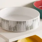 Lavabo à poser pour la salle de bain en grès cérame Made in Italy - Enveloppe Viadurini