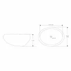 Lavabo à poser Artisan en pierre naturelle de rivière moderne - Aurea Viadurini