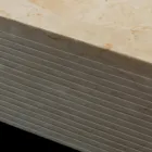 lavabo blanc en pierre naturelle, d'une seule pièce, Zor Viadurini