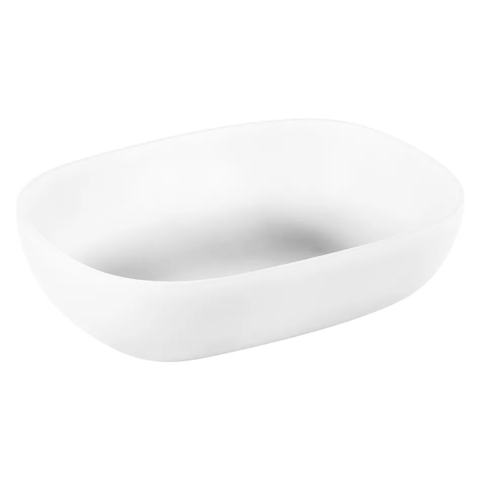 Lavabo à poser coloré en résine imprimée Made in Italy - Elba Viadurini