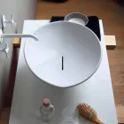 Lavabo design en céramique design en Italie Viadurini