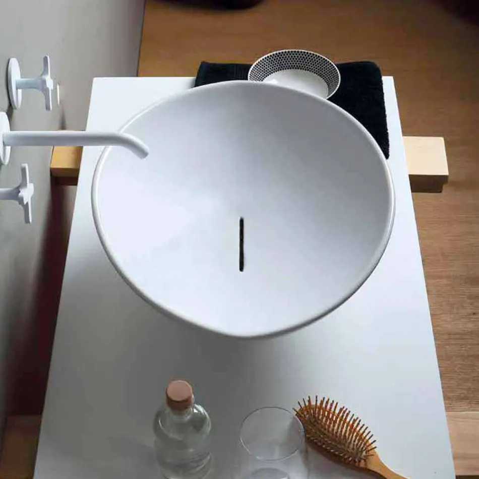 Lavabo design en céramique design en Italie Viadurini