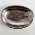 Lavabo d'appui de design céramique silver, fait en Italie Glossy 