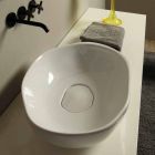 Vasque à poser en céramique design en Italie Stem Viadurini