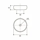 Lavabo à poser design en raku doré fabriqué en Italie, Ramon Viadurini