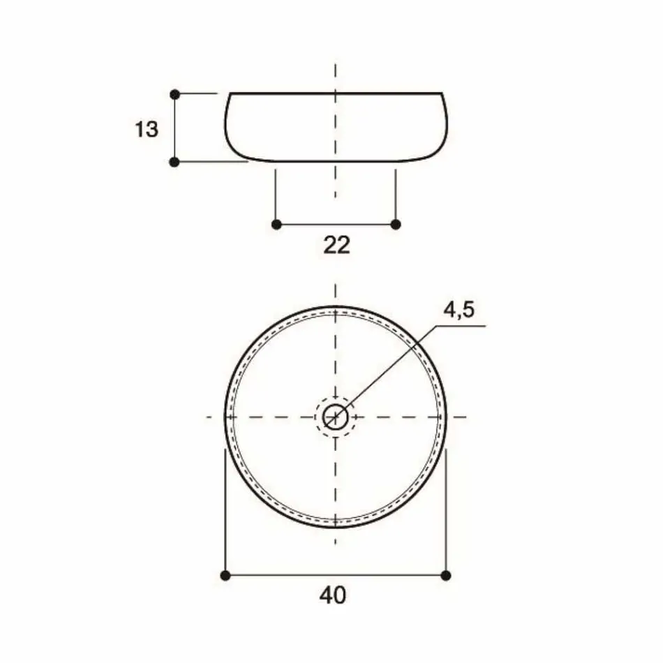 Lavabo à poser design en raku doré fabriqué en Italie, Ramon Viadurini