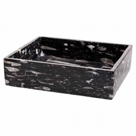 Lavabo conception supportant Ozzy en marbre, une pièce Viadurini