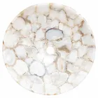 Lavabo pierre cristalline de support de conception Poncho Viadurini