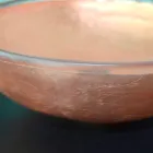 Lavabo à poser design en résine transparente et cuivre - Salvatore Viadurini