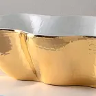 Lavabo en céramique au design moderne fabriqué en Italie Cube Viadurini