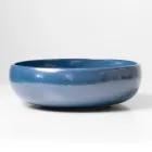 Évier de comptoir en argile Raku avec lustre craquelé métallique - Prisma Viadurini