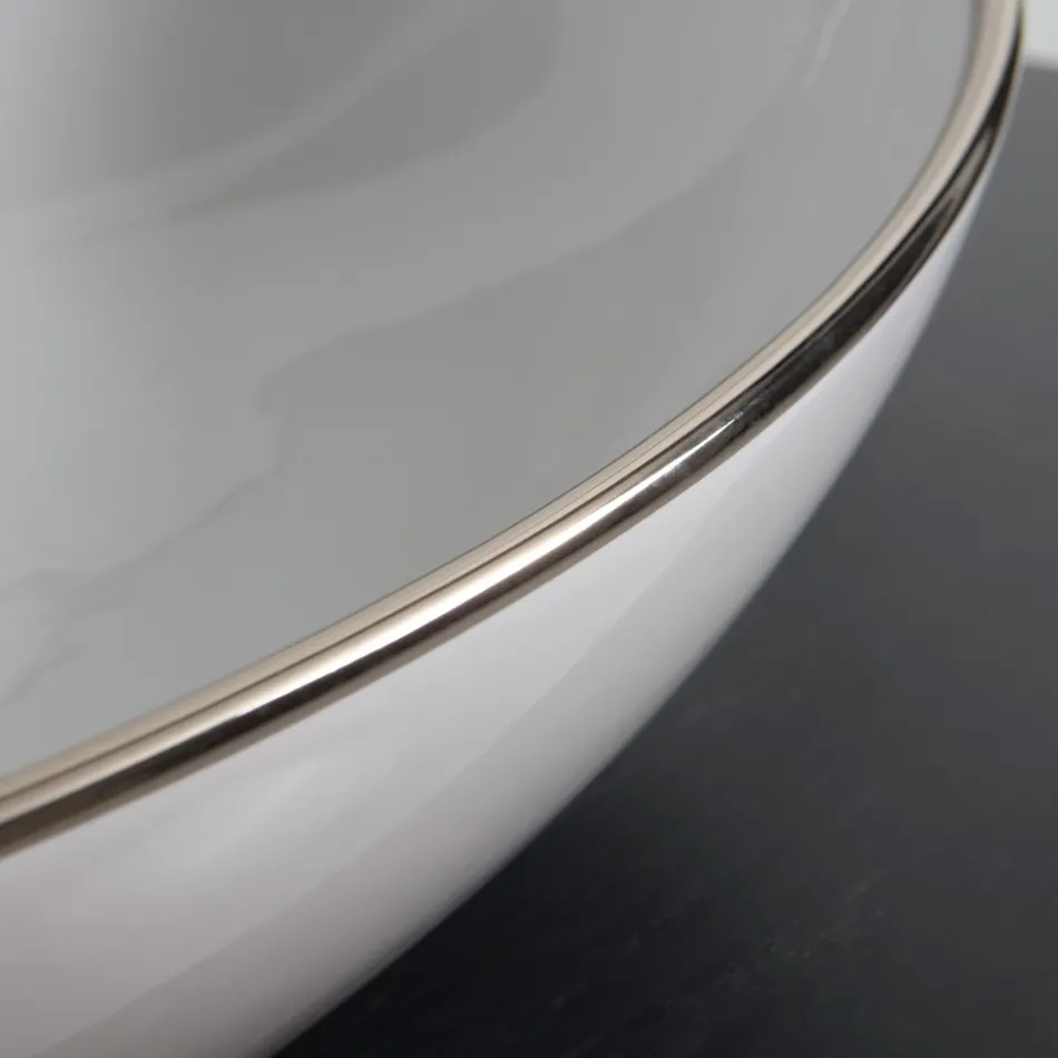 Vasque à poser en céramique colorée différentes finitions L 65 cm - Cube Viadurini