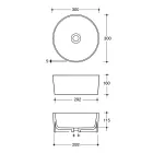 Lavabo à poser en céramique de différentes finitions fabriqué en Italie - Balls Viadurini