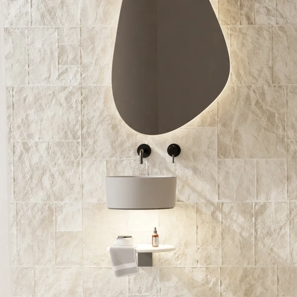 Lavabo à poser en céramique de différentes finitions fabriqué en Italie - Balls Viadurini