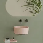 Lavabo à poser en céramique de différentes finitions fabriqué en Italie - Balls Viadurini