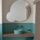 Lavabo à poser en céramique de différentes finitions fabriqué en Italie - Balls Viadurini