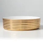 Vasque à poser en grès cérame ondulé fabriqué en Italie - Vibrazione Viadurini