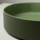 Vasque à poser Halo en grès cérame tourné à la main, fabriquée en Italie Viadurini