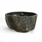 Vasque à poser en pierre de rivière naturelle Agra Viadurini