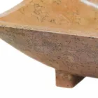 lavabo en pierre naturelle Iria, 50x30x16 cm Viadurini