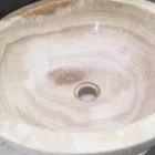 lavabo en pierre naturelle, d'une seule pièce, Ana Viadurini